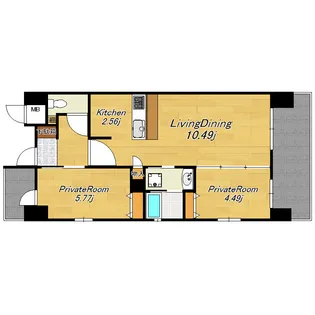 GRAND ESPOIR【5階】の間取り