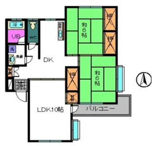 福島県郡山市並木2【マンション】の間取り