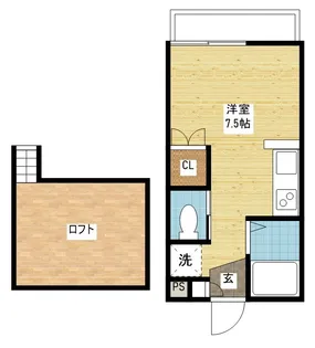 MODERN西山A【2階】の間取り