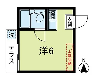 ドミー東高円寺F【1階】の間取り