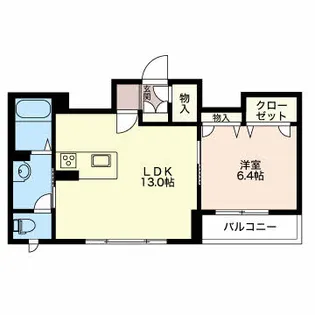 アンビエラ荻川 A302【3階】の間取り