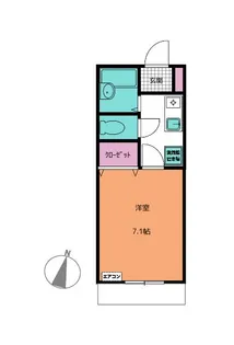 ふれあいレジデンスII【2階】の間取り