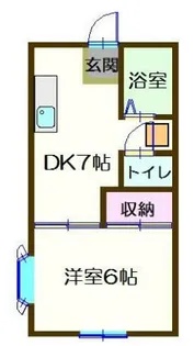 東京都八王子市滝山町1【アパート】の間取り