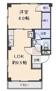 フレンドフラット【2階】の間取り