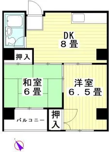 すばるハイツ【3階】の間取り