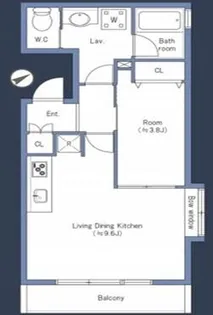 東京都渋谷区渋谷3【マンション】の間取り