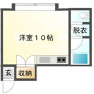 ハーバーライフ七重浜【2階】の間取り