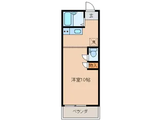 グリーンシャトー【2階】の間取り