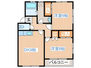 第3グランドールミウラM【2階】の間取り
