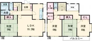 東京都町田市三輪緑山1【一戸建】の間取り