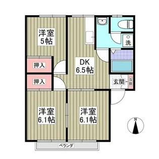 神奈川県小田原市酒匂5【アパート】の間取り