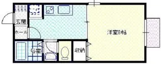 パルクヴェール下条【1階】の間取り