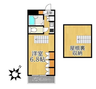 メルパラッツオ【2階】の間取り