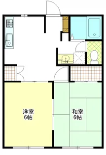 鹿島館【2階】の間取り