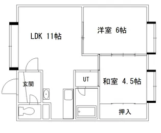 グランデージ2【2階】の間取り