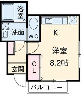 タントミール【1階】の間取り