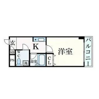 大阪府高槻市高槻町【マンション】の間取り