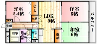 ユーミー尾和【3階】の間取り