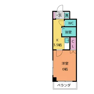 蕨ヒルズZ【3階】の間取り