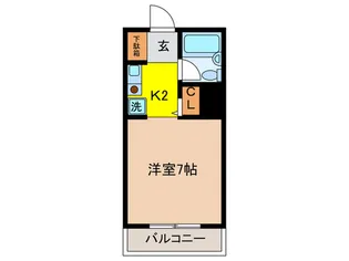 メゾン鼓ヶ滝【4階】の間取り