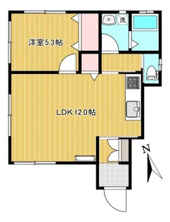 南長崎3-28貸家【1階】の間取り