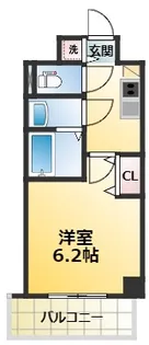 1Kの間取り画像