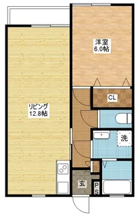長崎県長崎市深堀町5【アパート】の間取り