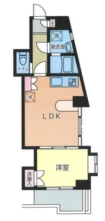 グランパークノーサイド【3階】の間取り