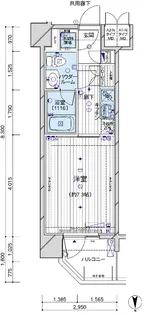 1Kの間取り画像
