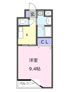 ルラシオン江戸橋【1階】の間取り