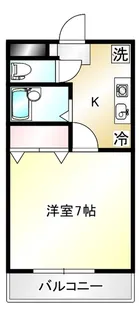 Aフラッツ【4階】の間取り