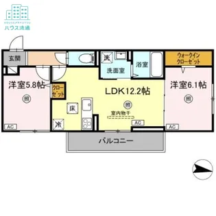 ガーランド【3階】の間取り