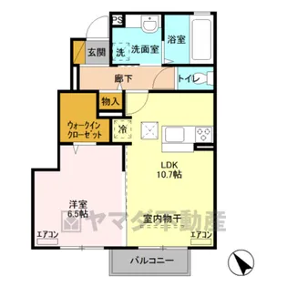 フォーゲルテラスグリューン6【1階】の間取り