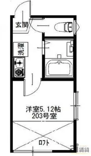 埼玉県新座市栗原3【アパート】の間取り