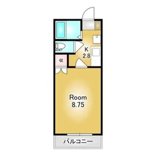 ベルクハイツ陽東【2階】の間取り