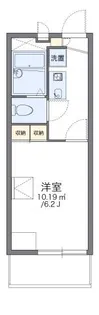 レオパレスネスト中百舌鳥【3階】の間取り