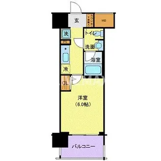 シーフォレシティ芝浦【3階】の間取り