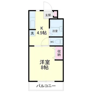 ラ・ヴィクレール【1階】の間取り