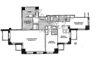 青山第一マンションズ【16階】の間取り