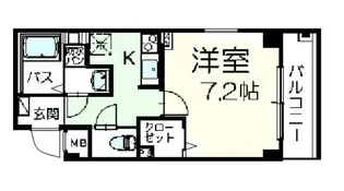サンリット三好【2階】の間取り