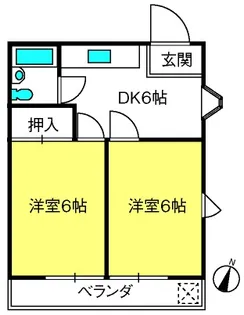 アガーテ江沼【2階】の間取り