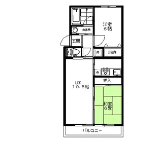 エステート荻窪【1階】の間取り