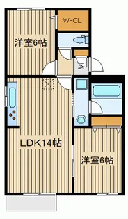 東京都練馬区桜台5【アパート】の間取り