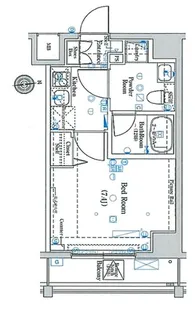 Rz PLACE.AZEST高島平【4階】の間取り