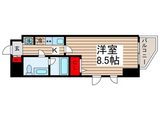 Log門前仲町【6階】の間取り