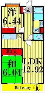 コンフォートパレス【1階】の間取り