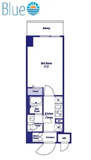 LIME RESIDENCE HIRATSUKA WEST【7階】の間取り