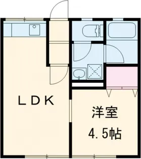 サン・ドミール【2階】の間取り