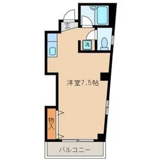 東京都荒川区南千住5【アパート】の間取り