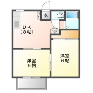 サン・ポート【2階】の間取り